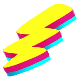 Lightning Bolt Symbol - logo - Transparent Background PNG