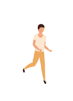 Running Man - person - PNG