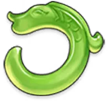 Green Dragon-shaped Ornament - green - Free Download PNG