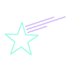 Star - neon light - Transparent Layer PNG