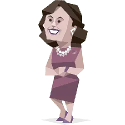 Purple Dress Woman - female - High Resolution PNG