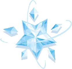 Ice Crystal Star - star - PNG Images