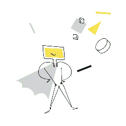 Yellow Smiling Robot - smile - Free PNG
