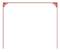 Red Border Decoration Pattern - border - PNG