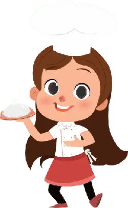 Chef Girl - hat - Transparent Layer PNG