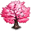 Pink Tree - art - PNG Images