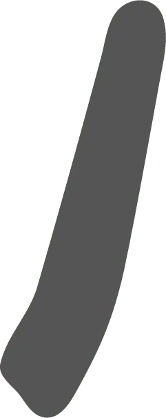 Gray elongated object - shape - No Background PNG