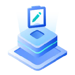 Blue Cube - graphics - High Resolution PNG