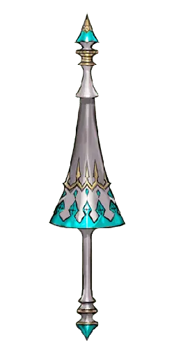 Silver Staff - jewels - High Resolution PNG