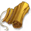Golden Scroll - golden - ancient - PNG