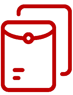 Envelope - icon - red - No Watermark PNG