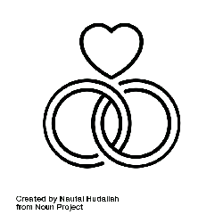 Heart Ring Pattern - line art - High Resolution PNG