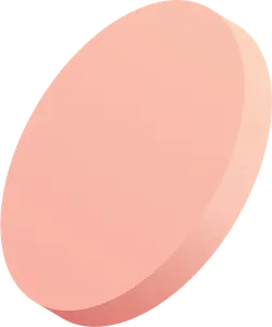 Pink Circle Object - pink - Transparent Background PNG