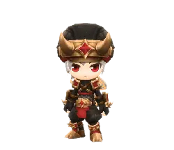 Dark Knight - helmet - red eyes - Transparent Layer PNG