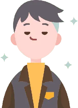Cartoon Character with a Smile - casual wear - No Background PNG