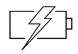 Lightning Battery Icon - icon - No Background PNG