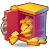 Treasure Chest with Gold Coins - gold coins - treasure - Transparent Layer PNG