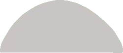 Gray Semi-circle - Free for Commercial Use PNG