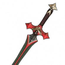 Red Sword - decorative - High Resolution PNG