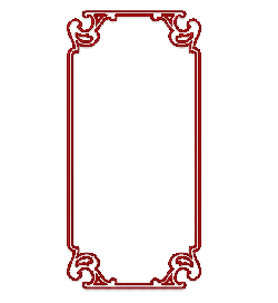 Red Decorative Frame - PNG Images