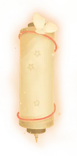 Glowing Scroll - mysterious - Transparent Layer PNG