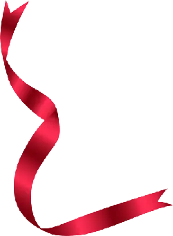 Red Ribbon - decoration - background - Free PNG