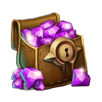Treasure Chest with Gemstones - PNG