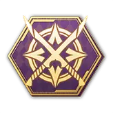 Purple Flower Badge - symbol - Free Download PNG