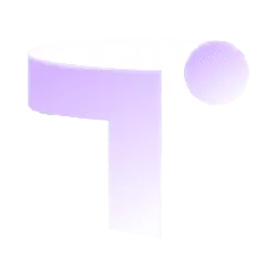 Purple T-shaped Object - geometric shape - High Resolution PNG