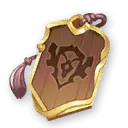 Wooden Shield - hanging - PNG Images