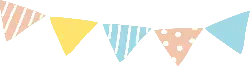 Colorful Bunting - triangle - High Resolution PNG