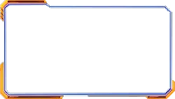 Futuristic Border - n neon - Transparent Background PNG