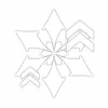 Hexagram Flower - pattern - Transparent Layer PNG