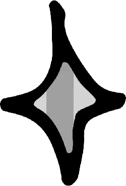 Star Shape - gray - abstract - Free Download PNG
