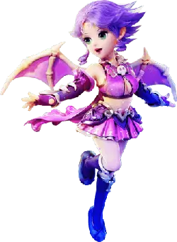 Purple Hair Fairy Girl - magic - High Resolution PNG