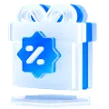 Blue Gift Box - gift - discount - PNG Images