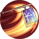 Flaming Flag - flag - No Background PNG