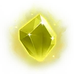 Yellow Crystal Gemstone - magic - High Resolution PNG
