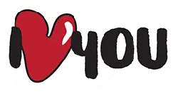 I Love You - black - High Resolution PNG