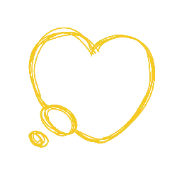 Yellow Heart Shape Pattern - art - Lossless PNG