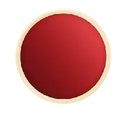Red Circular Button - circular - Transparent Layer PNG