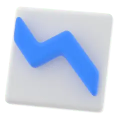 Blue Zigzag Icon - technology - Free PNG
