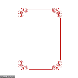 Red Border Decoration Pattern - red - Free for Commercial Use PNG