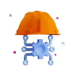 Construction Robot - gear - No Background PNG
