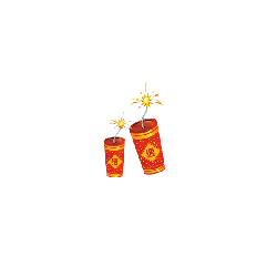 Firecrackers - holiday - New Year - Free PNG