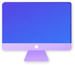 Purple Computer Monitor - computer - Free Download PNG