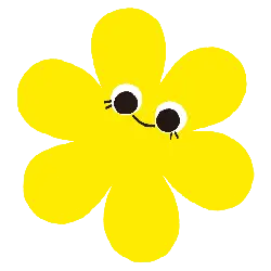 Smiling Flower - PNG Images