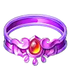 Purple Gemstone Ring - purple - High Resolution PNG