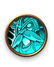 Ice Dragon Badge - mysterious - Free PNG