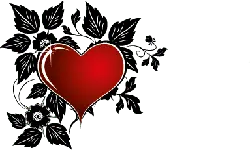 Red Heart Pattern - shining - High Resolution PNG